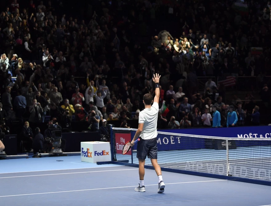 Day 1 - Doubles & Singles - Night Session (Nitto ATP Finals) (Vliegtuig) afbeelding